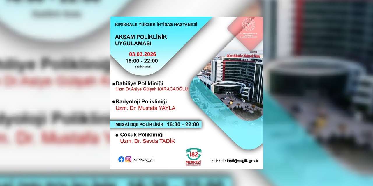 Kırıkkale Yüksek İhtisas'ta kapılar kapanmıyor