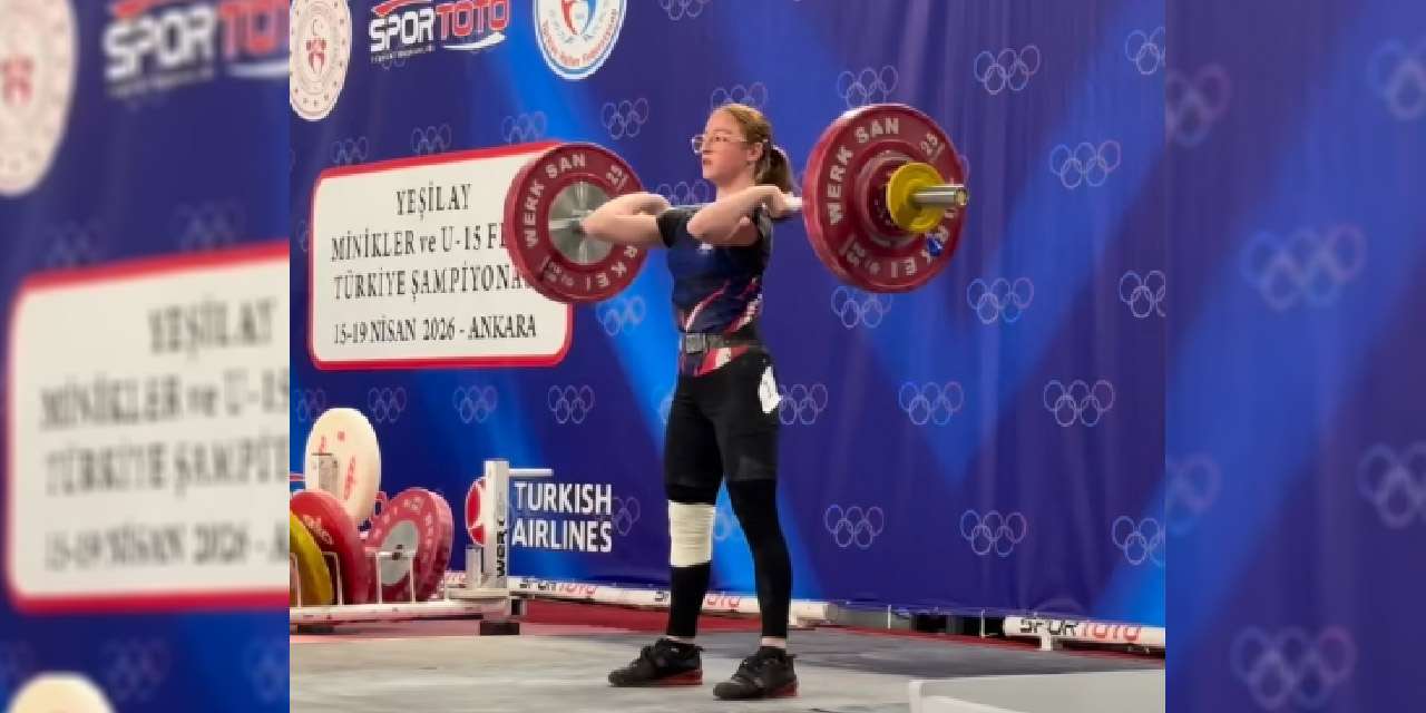 Kırıkkale’de Rekor Yağmuru: Ecrin Naz Şahin Tam 8 Türkiye Rekoru Birden Kırdı!