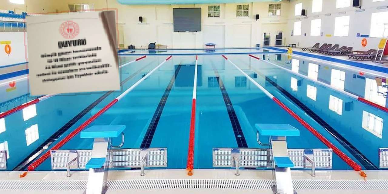 Kırıkkale olimpik havuzu seanslara kapatıldı