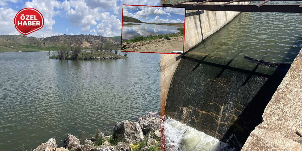 Kırıkkale’de yağışlar meyvesini verdi! Göletler doldu, kanallar açıldı