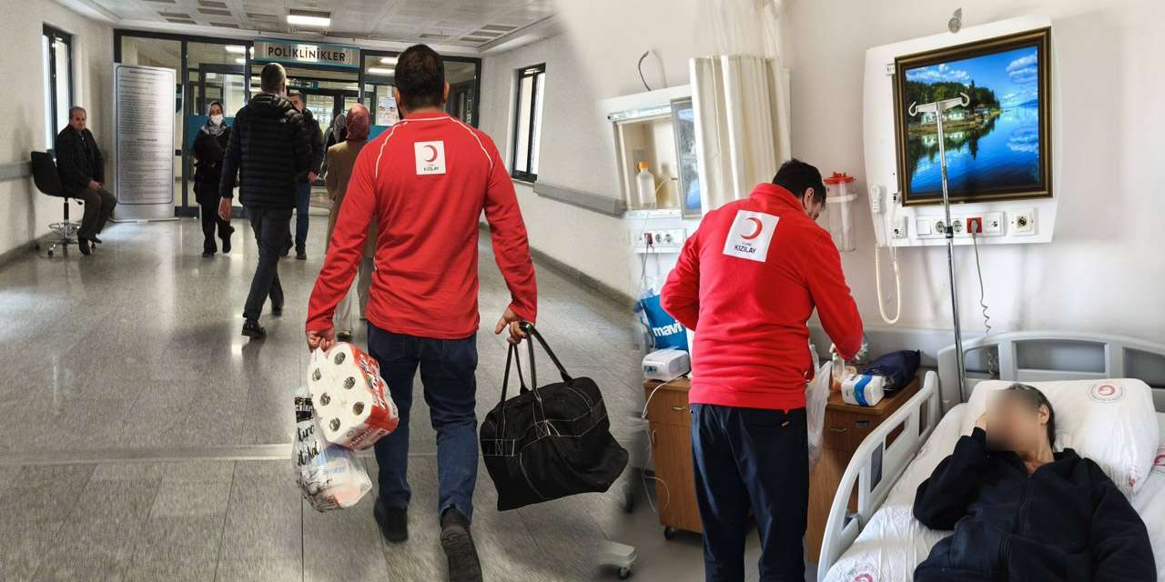 Annesi yaşlı, kaderi zorluydu: Kırıkkale'de kanser hastası gencin elinden Kızılay tuttu!