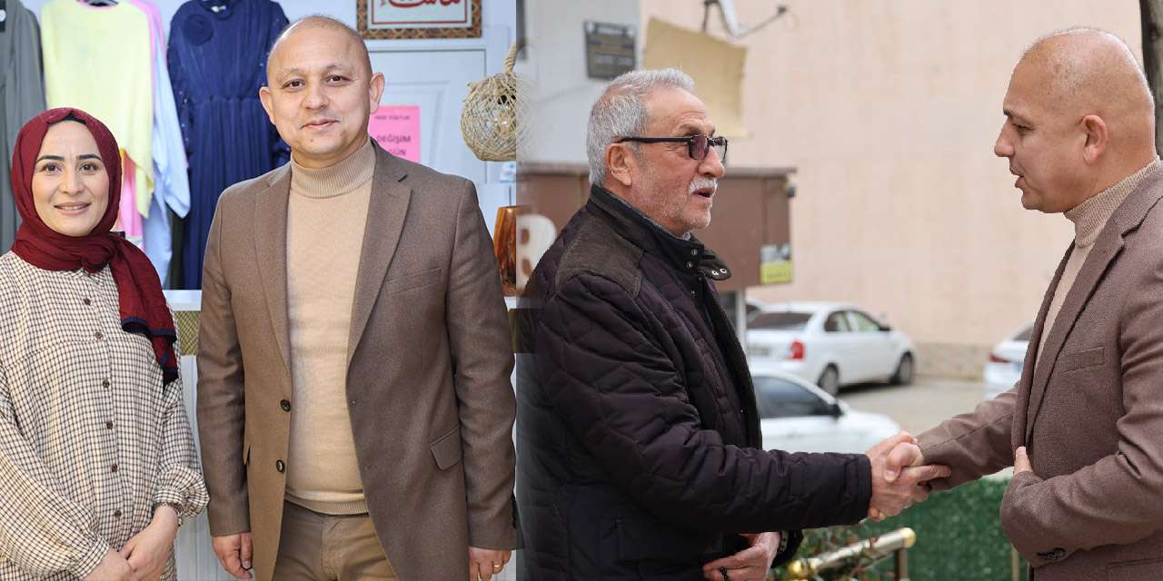 Başkan Ahmet Önal esnaf ziyaretiyle talepleri yerinde dinledi