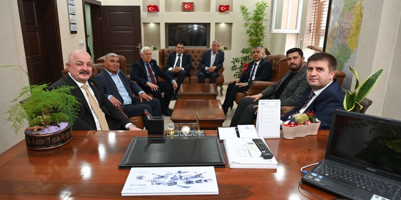 Kırıkkale Valisi'nden Meclis Başkanı Ceylan'a tebrik ziyareti