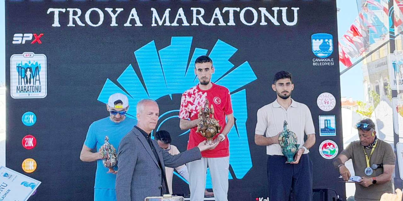 Kırıkkaleli Bahattin Üney Troya’da fırtına gibi esti: 10k şampiyonu!