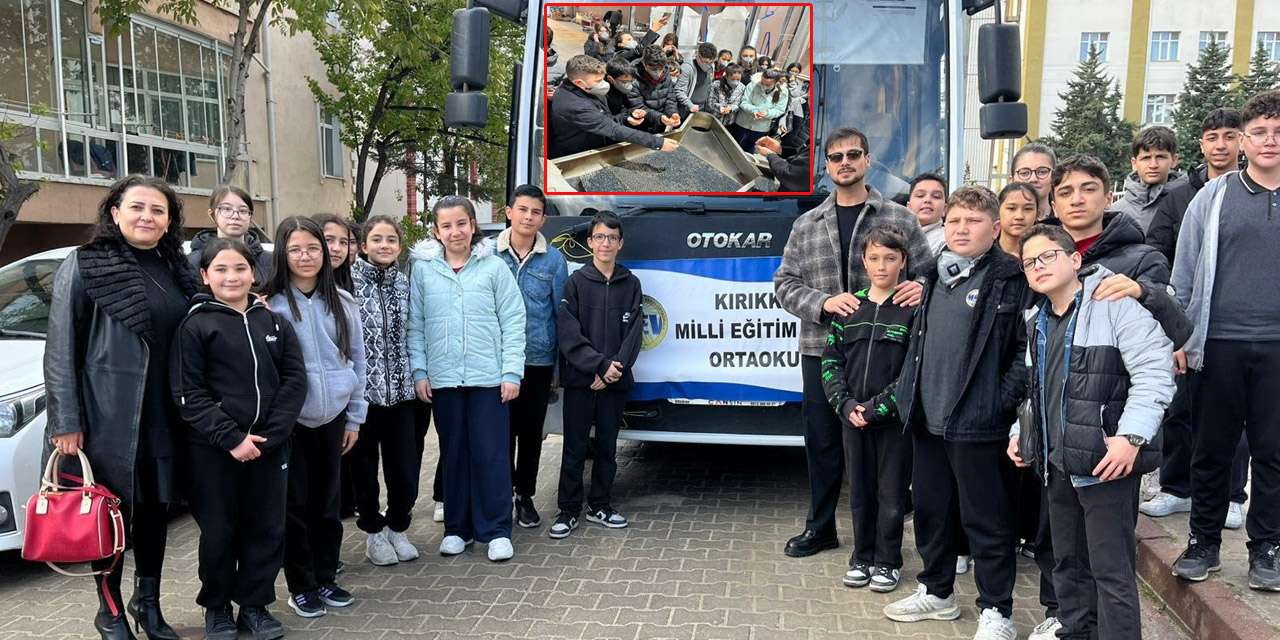Geri dönüşümün mutfağını gördüler! Kırıkkaleli öğrenciler Sıfır Atık için sahada