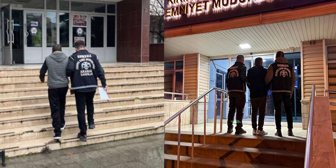 Kırıkkale Emniyet Müdürlüğü operasyonu: Firari iki hükümlü yakalandı