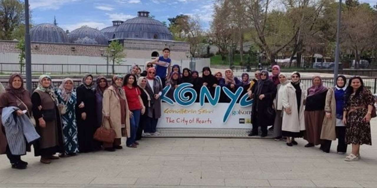 Konya’da manevi buluşma: Kırıkkaleli kadınlar Mevlana’ya gitti