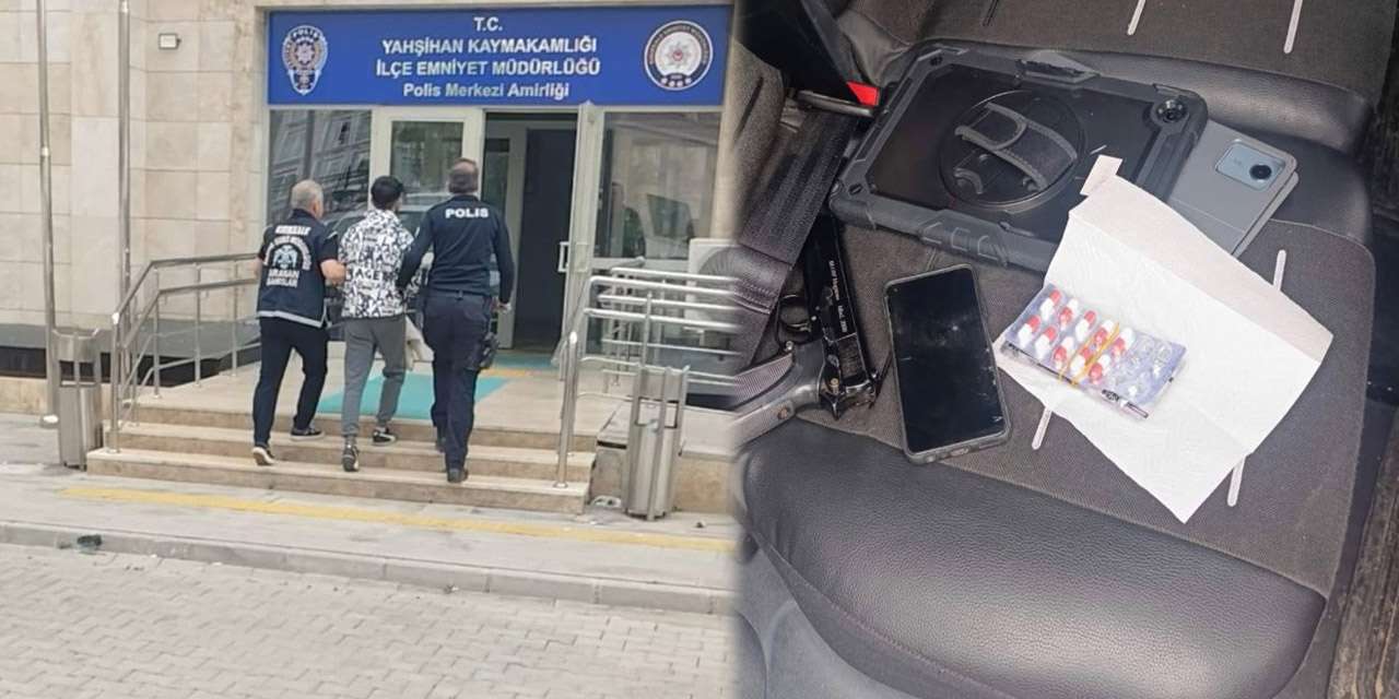 Polisten kaçamadı! Kırıkkale'de takibe alınan araçtan cephanelik ve uyuşturucu çıktı