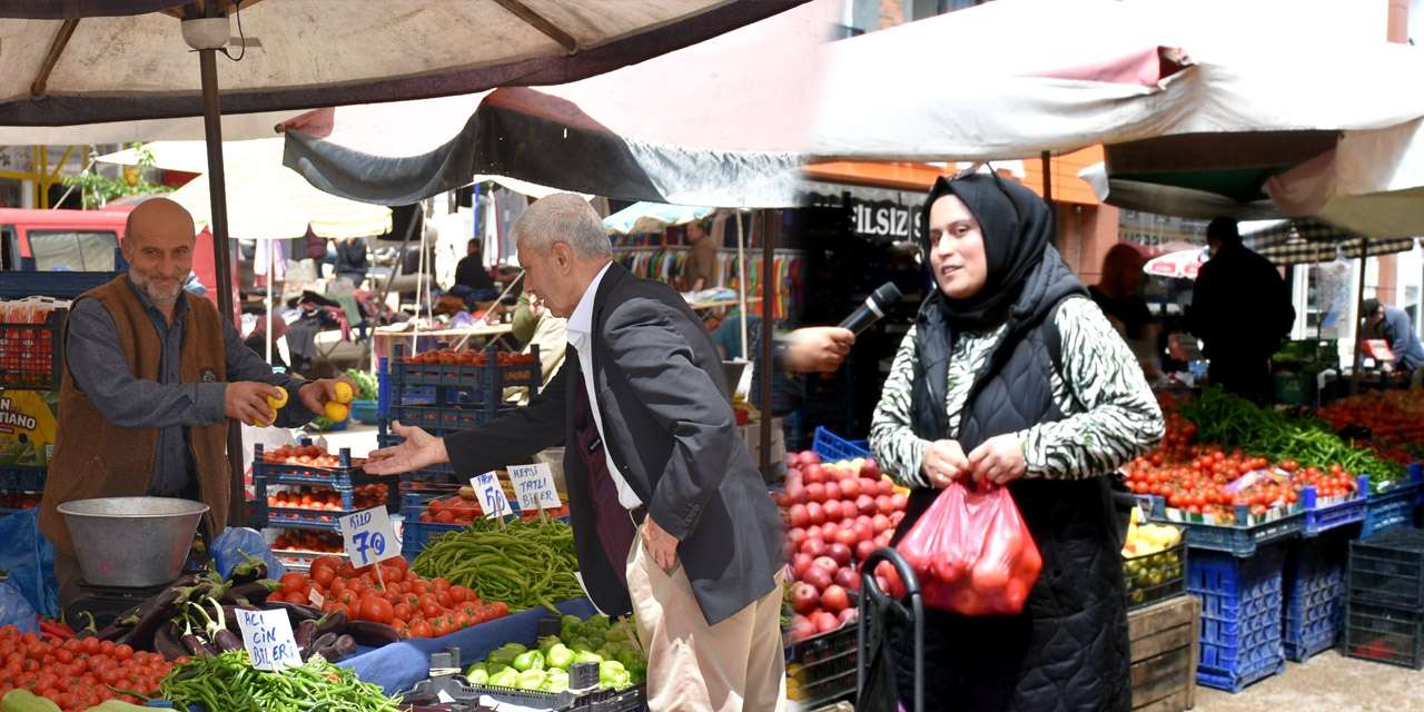 Kırıkkale İl Gazetesi sordu, vatandaş dert yandı! 'Pazar arabamı evde bıraktım, poşet bile ağır geliyor