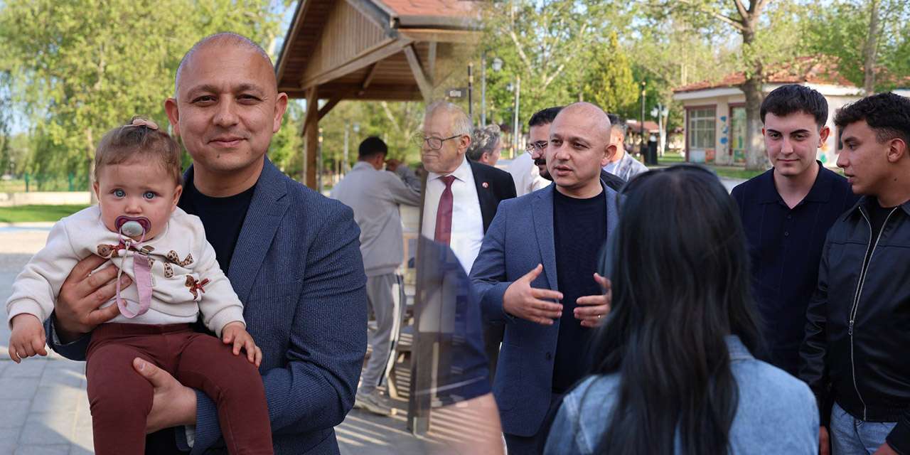 Millet Bahçesi’nde çocukların yüzü güldü: Başkan Önal’dan anlamlı bahar şenliği ziyareti.
