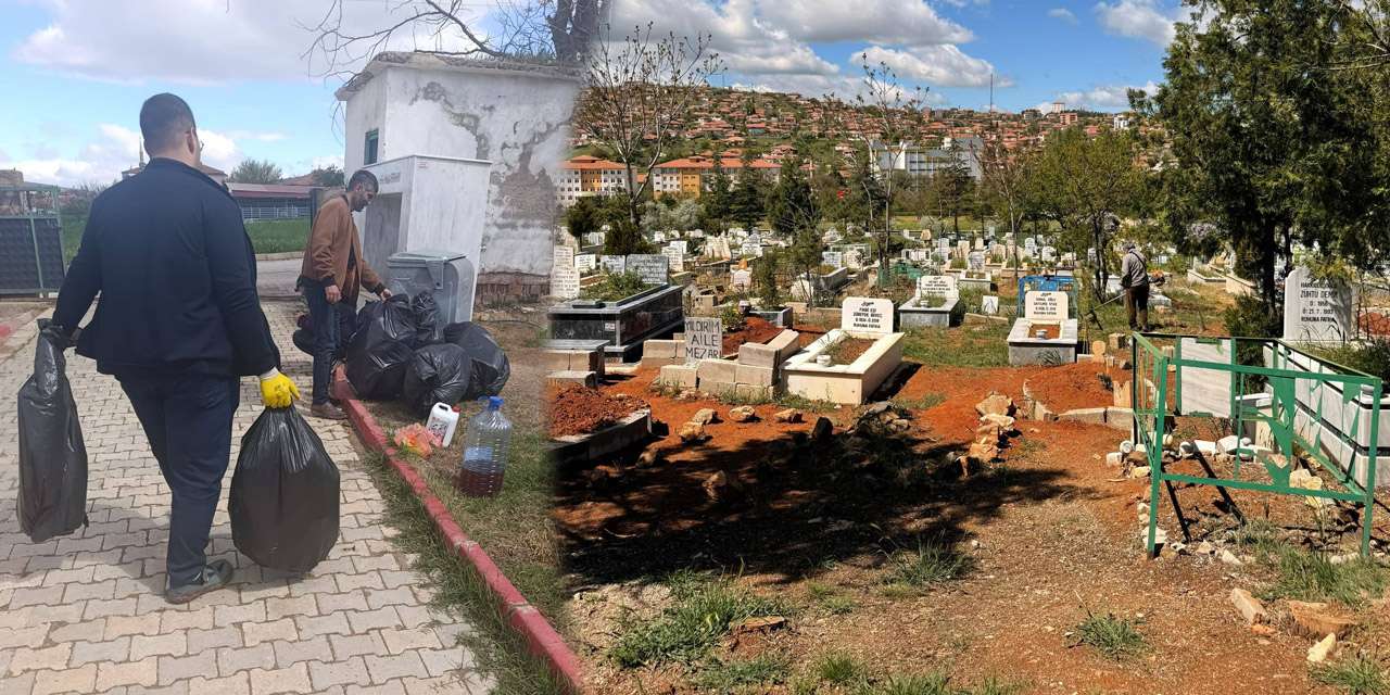 Keskin'de tüm mezarlıklar pırıl pırıl! Bayram mesaisi başarıyla tamamlandı