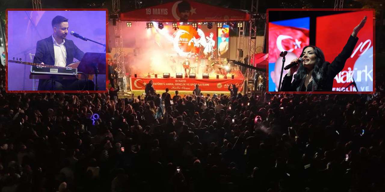 Binlerce kişi tek yürek! Kırıkkale’de 19 Mayıs gecesi konserle taçlandı