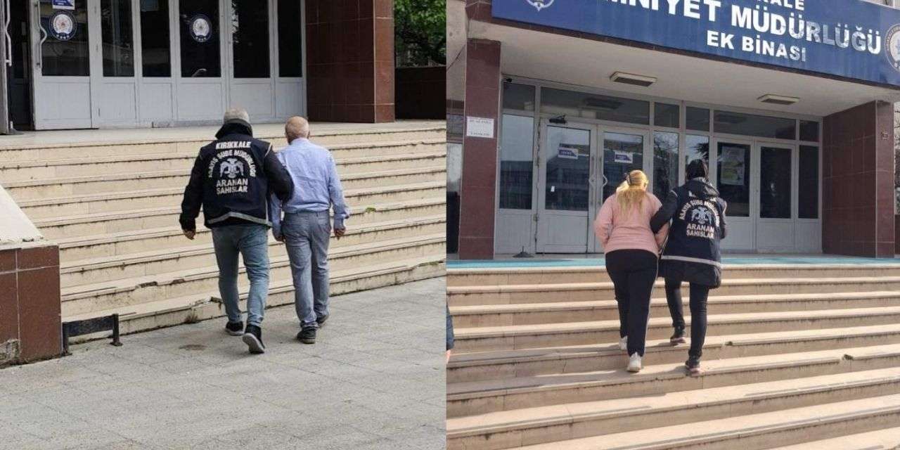 Kırıkkale'de firari şüphelilere asayiş darbesi! Kesinleşmiş cezası bulunan 2 kişi yakalandı