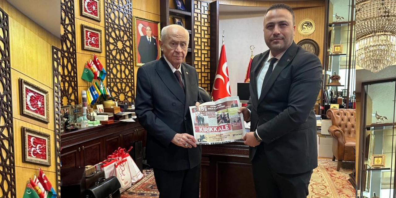 MHP Kırıkkale İl Başkanı Abalı, Genel Başkan Bahçeli’yi ziyaret etti: "Kongre hazırlıklarımızı istişare ettik"