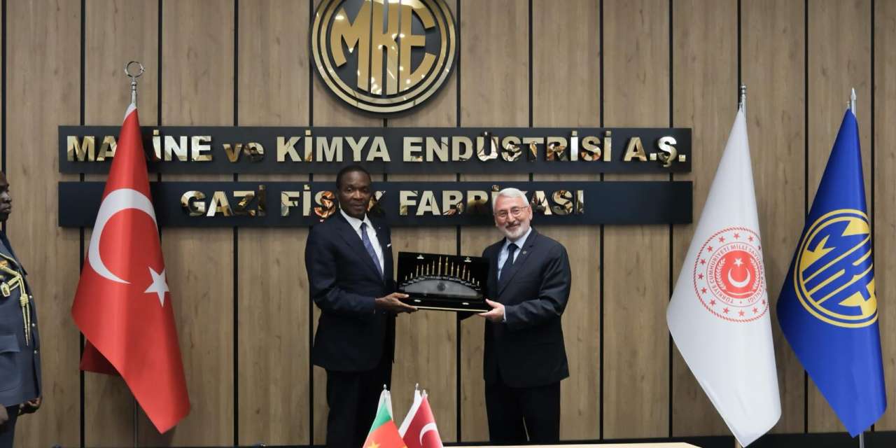 Ankara'da kritik savunma zirvesi: Kamerunlu Bakan MKE'nin dev tesisini gezdi!