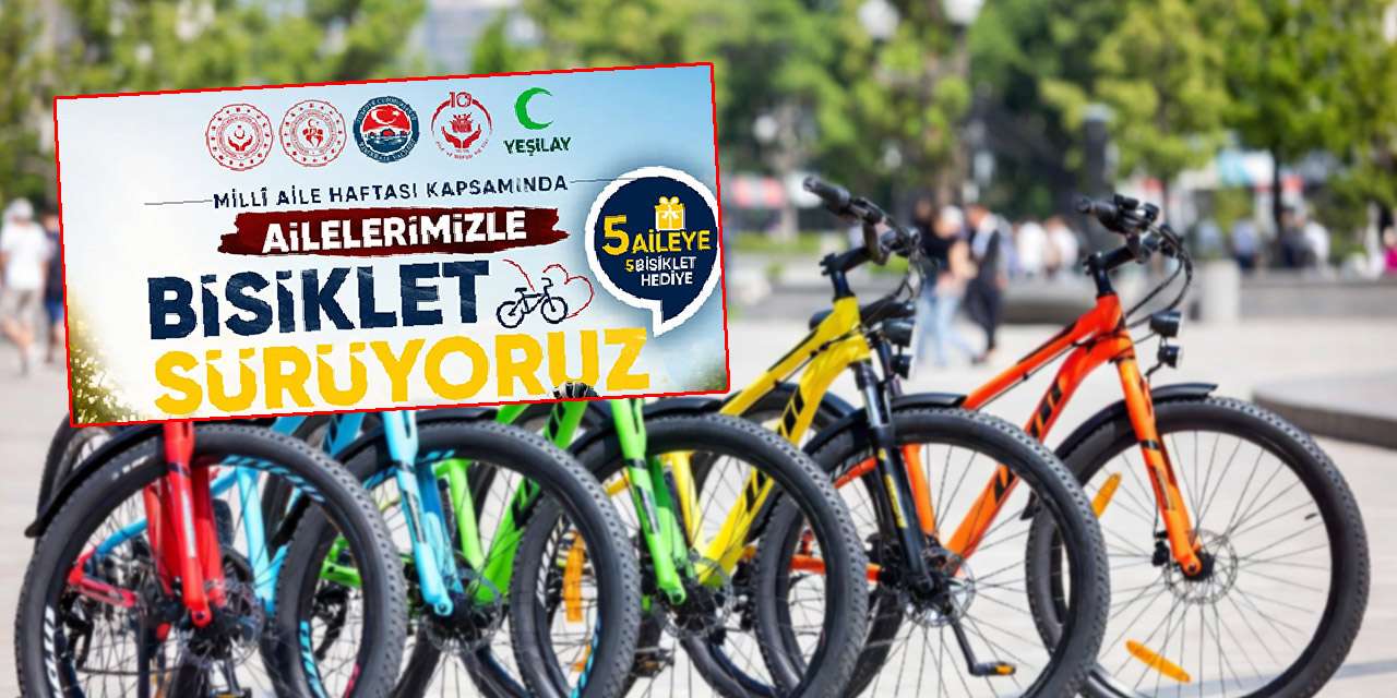 Kırıkkale'deki bu yarışma aileler için: Valilik 5 aileye bisiklet hediye edecek