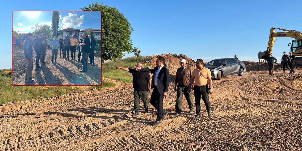Delice Kaymakamı Cingirt çizmeleri giyip sahaya indi: Heyelan bölgesinde inceleme
