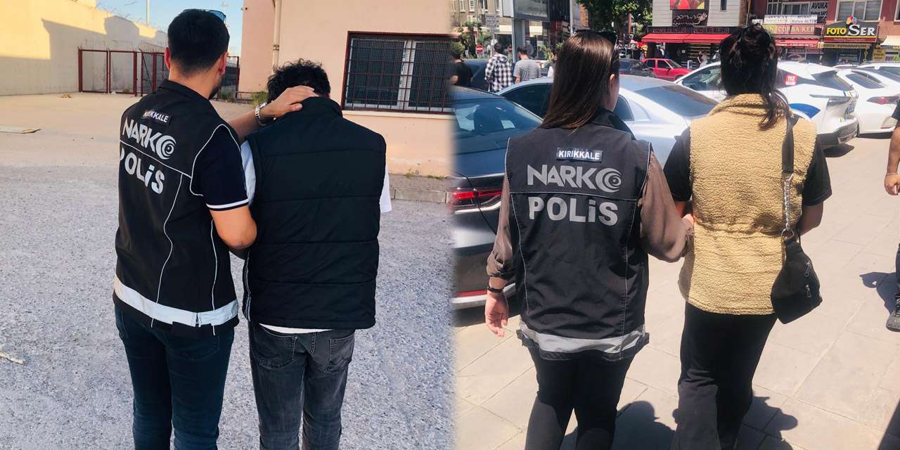 Kırıkkale'de hassas terazili uyuşturucu tezgahı çöktü: 2 sokak satıcısı cezaevinde!