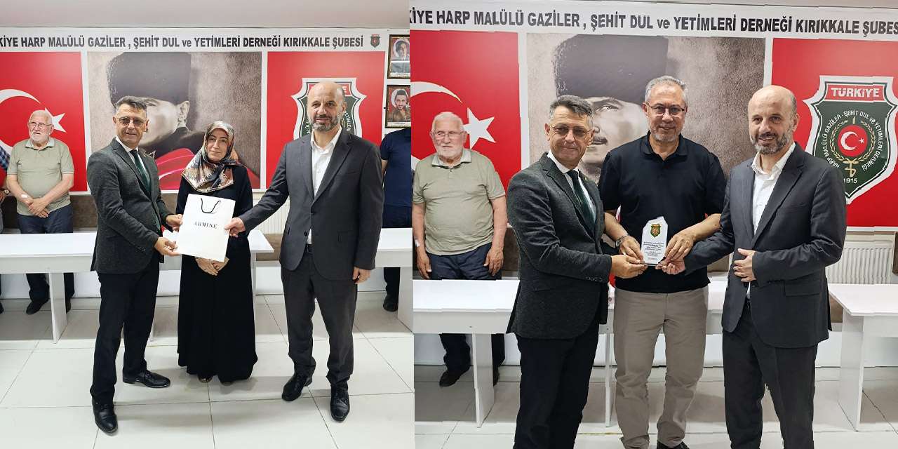 Kırıkkale Müftülüğü'nden vefa ziyareti: Şehit aileleri ve gazilerle dualarda buluşuldu