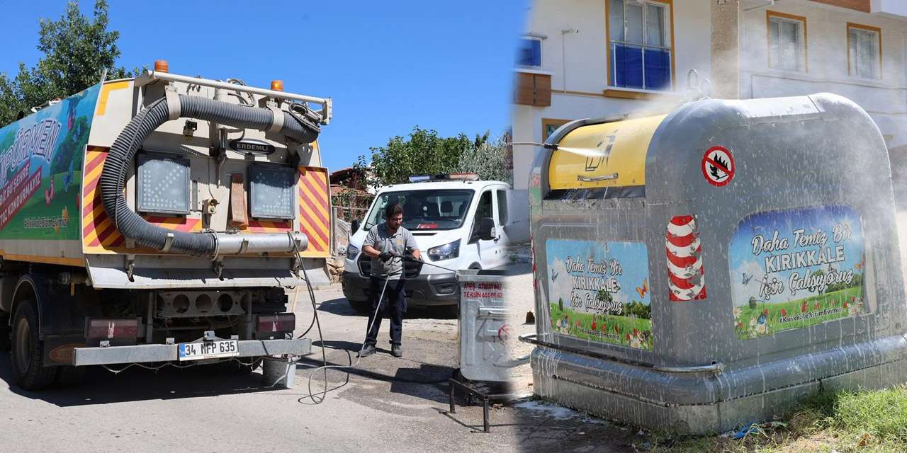 Belediye ekipleri gece gündüz demeden çalışıyor: Kırıkkale Belediyesi temizlik işlerinde yeni dönem