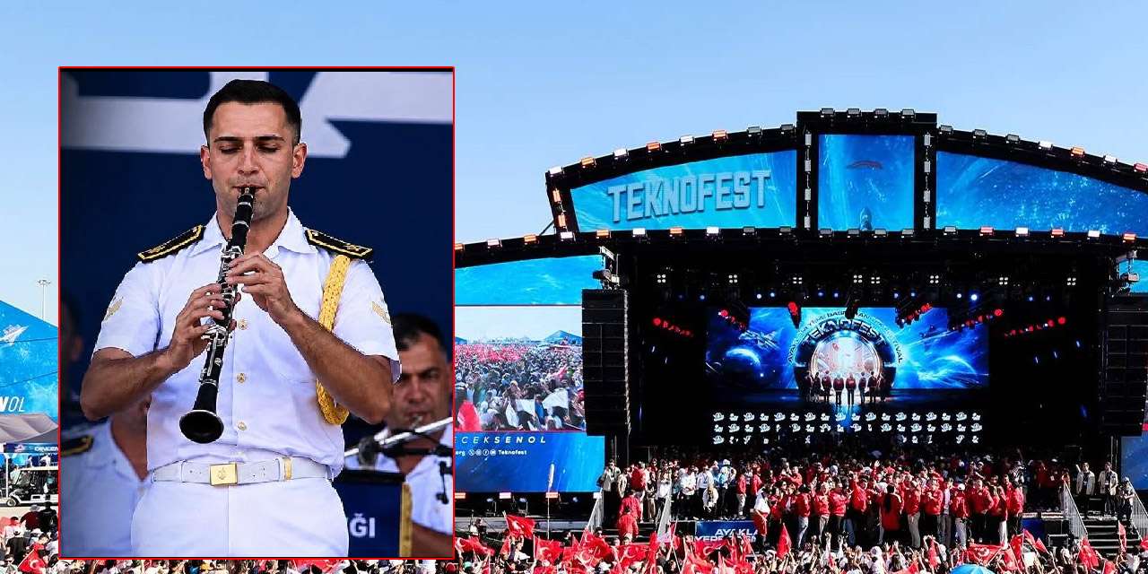 Klarnet ezgileri TEKNOFEST'i mest etti: Kırıkkaleli Deniz Astsubayı İhsan Arda Delice'den unutulmaz solo konser