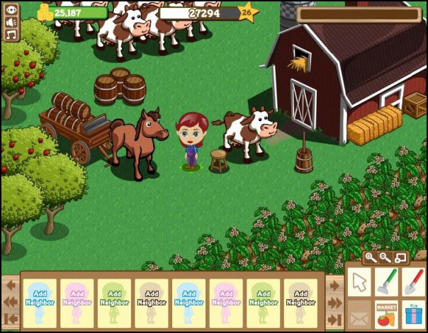 FarmVille ceplere geliyor