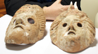 Eskişehir'de 1.Yüzyıldan Kalma 2 Maske Bulundu