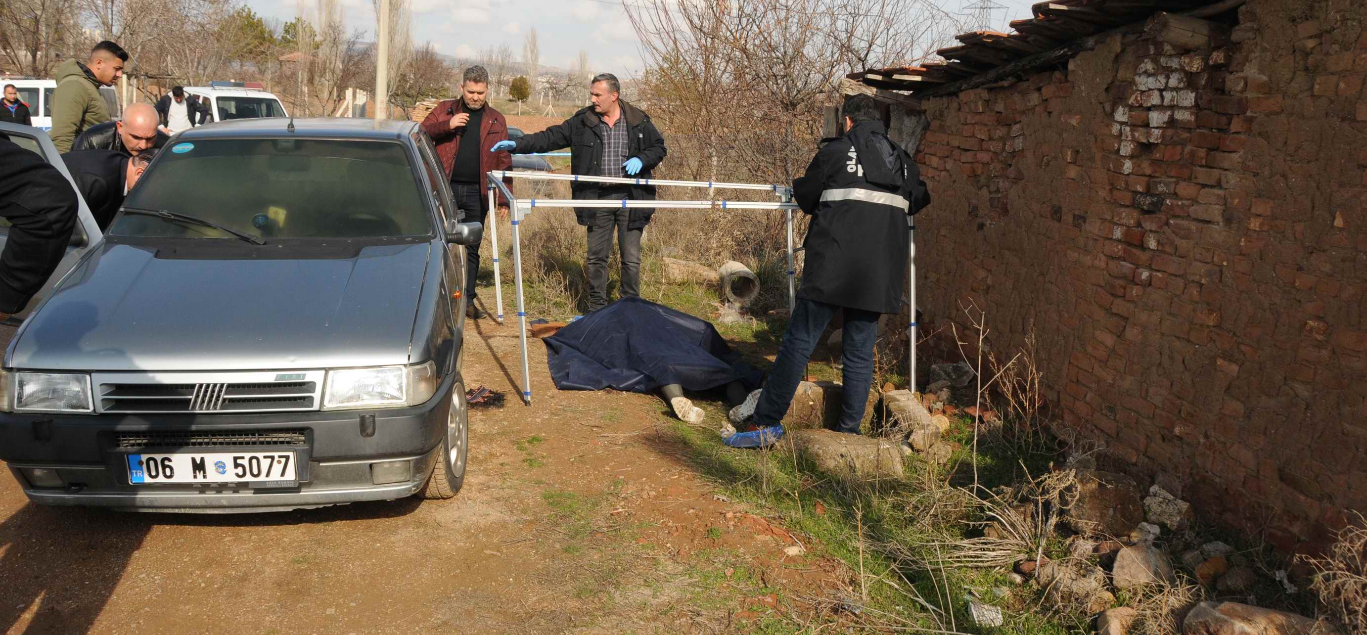 Yanmış kadın cesedi bulundu