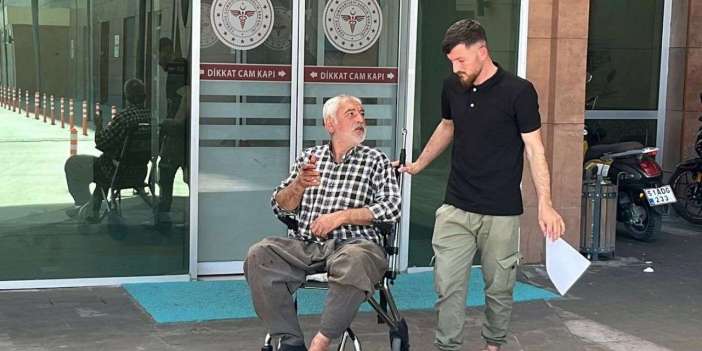 Bıçağı alan kesim alanına koştu, sonu acil serviste bitti!